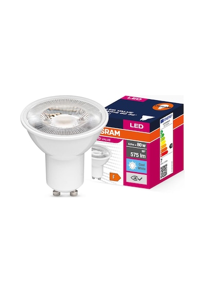 Osram LED Value PAR16 6.9W GU10 4000K Soğuk Beyaz Ampul 10 Adet