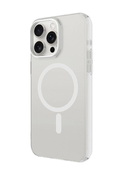 Apple Uyumlu iPhone 15 Pro Zore Magsafe Şarj Özellikli Buzlu Transparan C