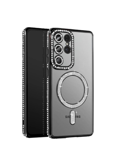 Samsung Galaxy  Uyumlu - S26 Ultra Joke Simli Magneticsafe Kılıf - Siyah