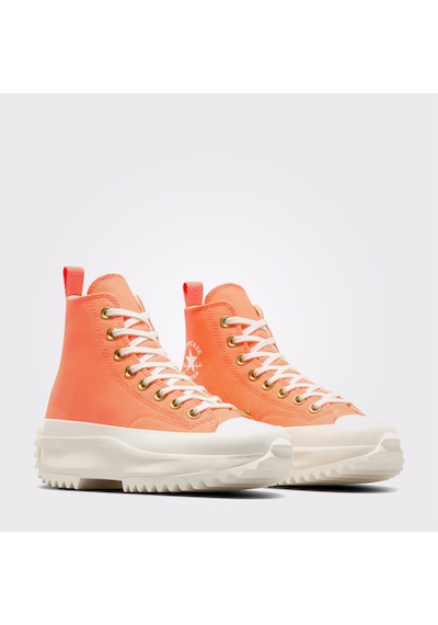 Converse Run Star Hike Unisex Kahverengi Platform Sneaker Turuncu