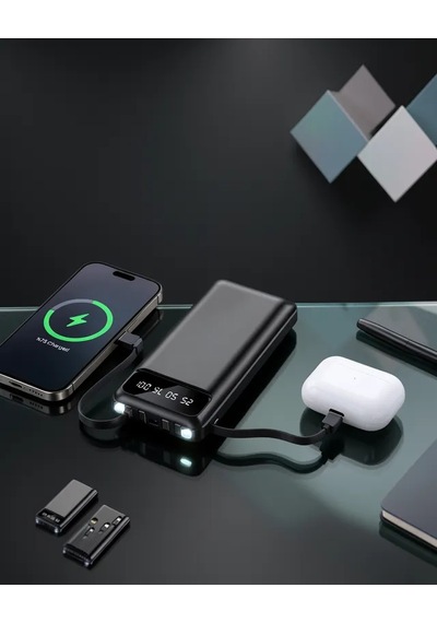 Astraltech Powerbank 20.000 Mah Lcd Göstergeli Pd Teknolojili Çok Renkli