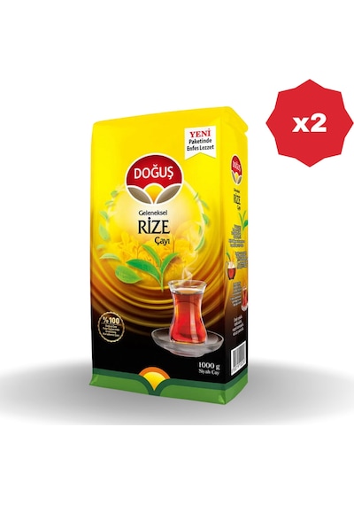 Doğuş Geleneksel Rize Çay 1 Kg - 2 Adet
