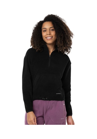 Merrell Merrell Kadın Outdoor Tekstil Sweatshirt Stamp W Siyah Siyah