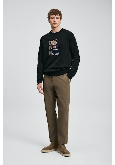 Lufian Storm Siyah Erkek Sweatshirt 112030172 Siyah