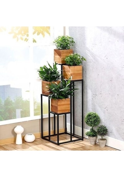 Dekoratif Metal Çiçeklik Ferforje Çiçeklik (486184237)