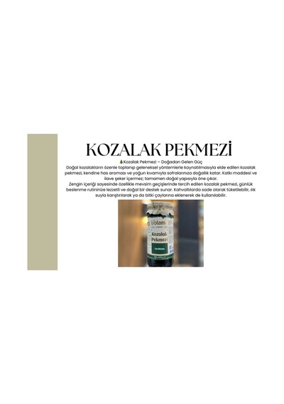 Kadirlihazarbey Kozalak Pekmezi 620 Gr