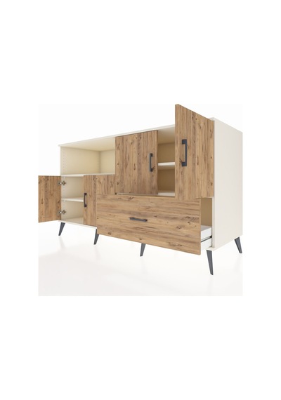 Kronos Konsol 4 Raflı Tek Çekmeceli 4 Kapaklı 176x59x99 Aytaşı-ça Aytaşı-çam Kronos Konsol 4 Raflı Tek Çekmeceli 4 Kapaklı 176x59x99 Aytaşı-ça Aytaşı-çam