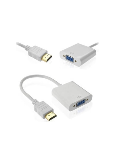 Hdmi to Vga Kablo Dönüştürücü Görüntü Altın Uçlu Çevirici