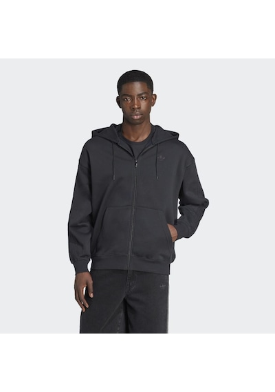 Adidas Jw8367 Baggy Fz Hoodıe Erkek Sweatshirt Siyah