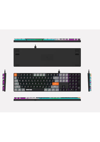 Mk1175 Raınbow Antı-ghostıng Kablolu Mekanik Klavye Model Kodu: Mk1175-sıyah