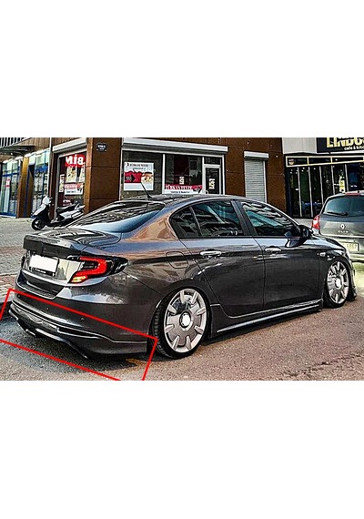 Fiat Egea Sedan Arka Tampon Eki Fiberglass Boyasız