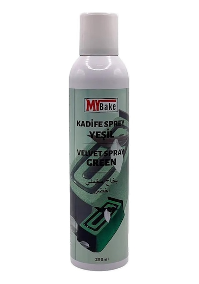 Sprey Boya Velvet My Bake 250 Ml Yeşil