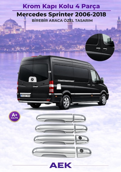 Mercedes Sprinter Kapı Kolu 2006-2018 Paslanmaz Çelik