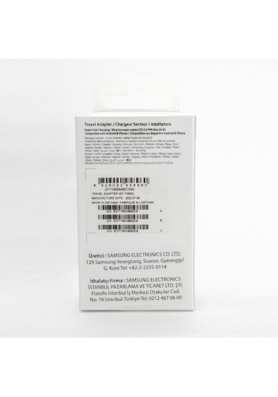 Samsung Uyumlu Galaxy A73 Type C Fast Şarj Adaptörü 25W Beyaz T Samsung Uyumlu Galaxy A73 Type C Fast Şarj Adaptörü 25W Beyaz T