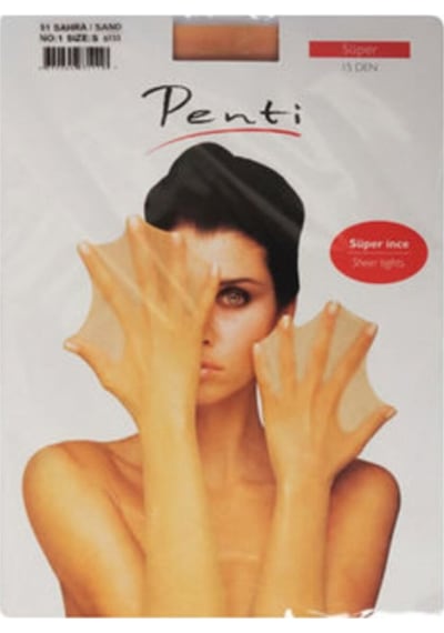 Penti 6 Lı Kadın Mat Ince Süper Kilotlu Çorap Ten 001