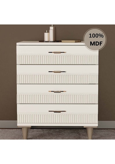 Menekşe 4 Çekmeceli Mdf Şifonyer Aytaşı