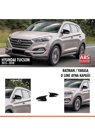 Tucson Batman Yarasa Ayna Kapağı Piano Black / 2015-2018