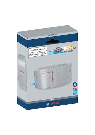 Bosch Pro 98 Mm Multi Vidalı Bi-metal Panç 2608901533