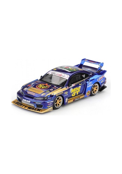 1/64 Model Araç S15 Sılvıa Team Mını Gt Liberty Walk 2025 Formula Drift Halloween Special