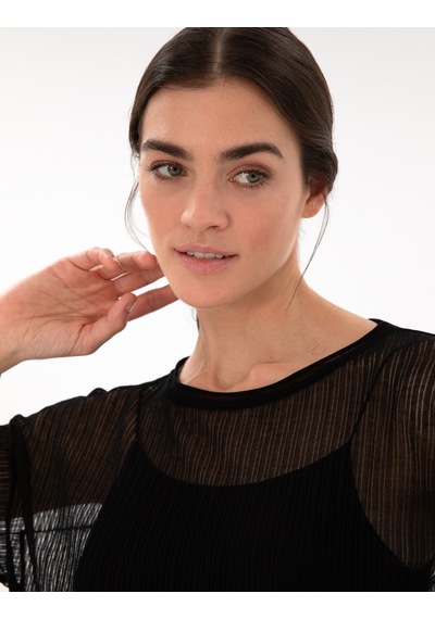 Pierre Cardin Kadın Siyah Kazak /triko 50305604-vr046 Siyah