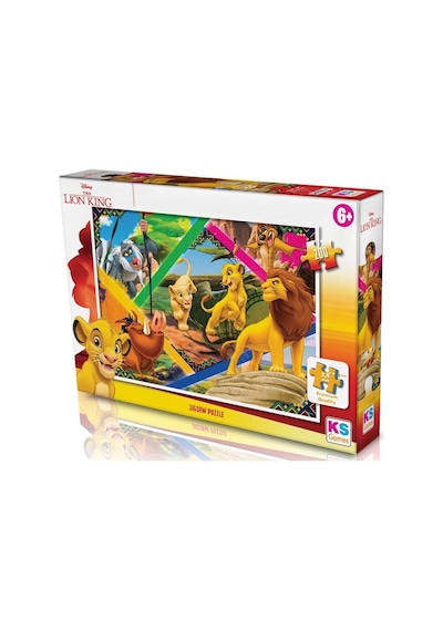 Ks Puzzle 200 Parça Lion King Aslan Kral