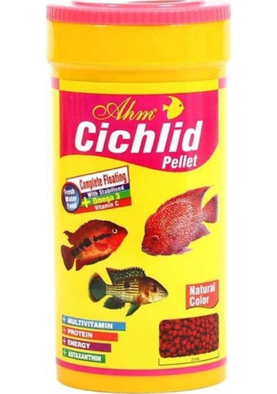 Ahm Cichlid Pellet Natural Colour 1000 Ml