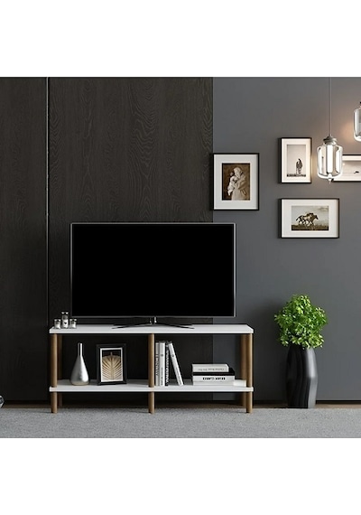 Tv Sehpası Şota Beyaz 90 Cm