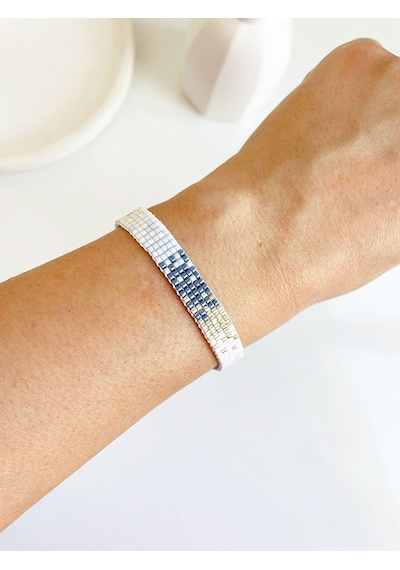 Nevoaccessory Mavi Işıltılı Miyuki Bileklik Çok Renkli