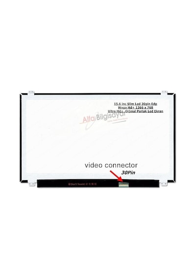 Asus R555J, R555Z, V551L Uyumlu Ekran Lcd Panel 15.6 30 Pin Slim
