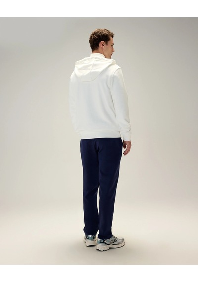 Ellesse Erkek Fermuarlı Kapüşonlu Sweatshırt Beyaz