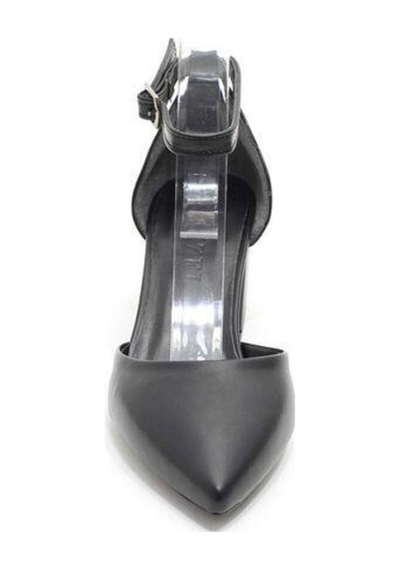 Cihanshoes Siyah Renk Topuklu Kadın Ayakkabı - Siyah