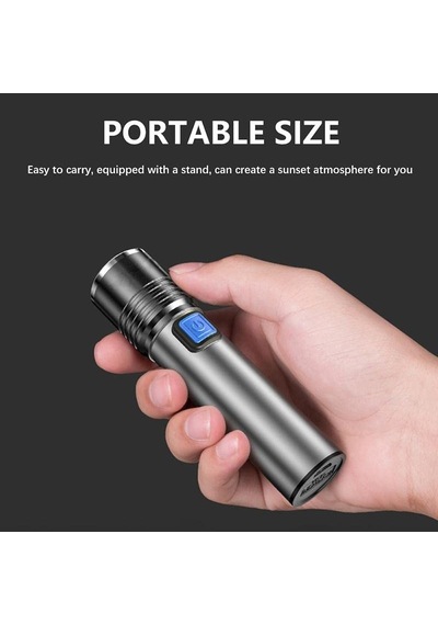 Mini Profesyonel Ultra Güçlü T6 Led Zoom Lu El Feneri Genel