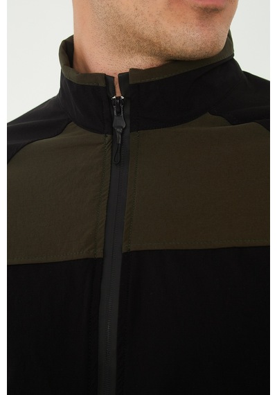Camp Scoutland Camp260 Outdoor Tactical Su İticili Erkek Fermuarlı Taktik Sweatshirt Siyah