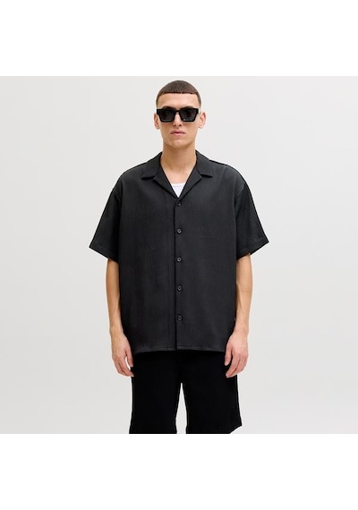 Jack & Jones Jack Jones Kısa Kol Gömlek Harrison Resort Siyah