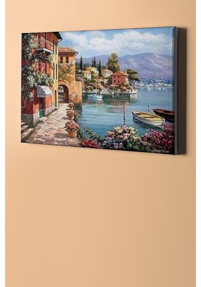 Webstyle Sayılarla Boyama Seti Kasnaklı Yalı Sahili 60 X 75 Cm