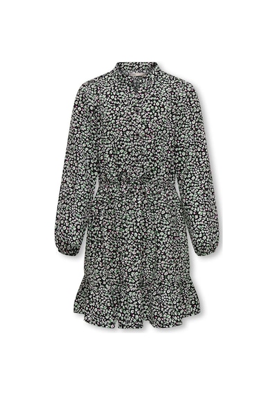 Only Koglıno-monıque Strıng L/s Dress Ptm Kız Çocuk Siyah Elbise - 15300043