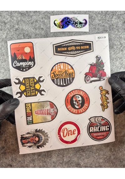 Bdls29 Küçük Boy 10lu Sticker Seti