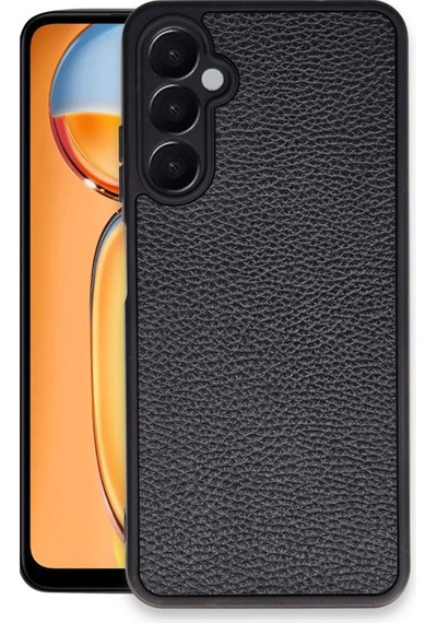 Samsung Uyumlu Galaxy A26 Uyumlu Kılıf Aras Deri Kapak - Siyah