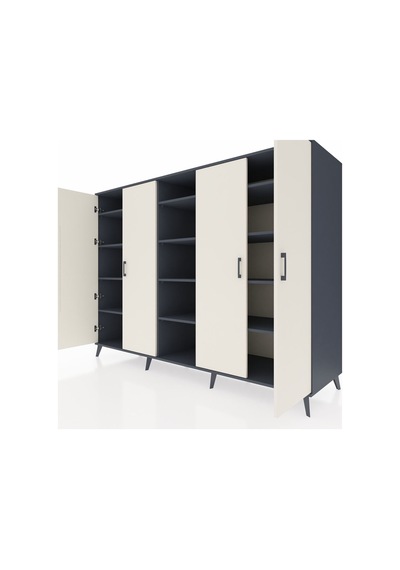 Kronos Dolap 12 Raflı 4 Kapaklı 220x59x163 Antrasit-aytaşı/antras Antrasit-aytaşı/antrasit Kronos Dolap 12 Raflı 4 Kapaklı 220x59x163 Antrasit-aytaşı/antras Antrasit-aytaşı/antrasit
