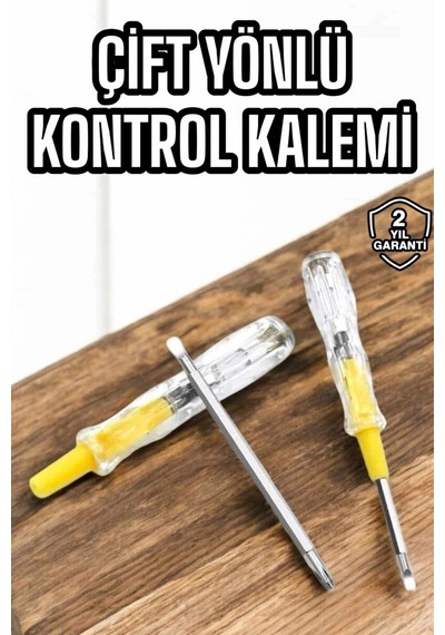 Kontrol Kalemi Nikel Kaplama Çift Başlıklı Test Cihazı 46831881