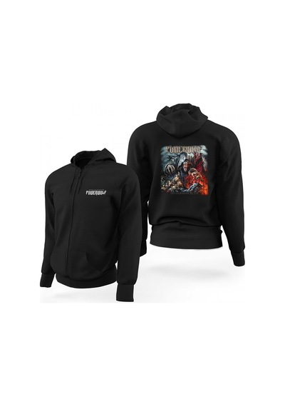 Powerwolf The Sacrament Of Sin Siyah Fermuarlı Limited Edition Kapşonlu Sweat Siyah
