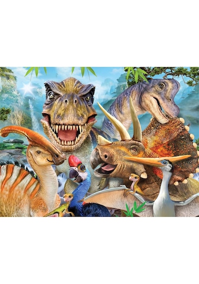Prime 3d Dinozorlar Selfie Çift Taraflı Puzzle 100 Parça 15037