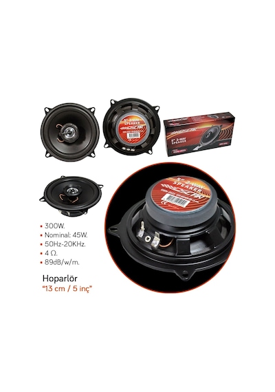 Oscar 13 Cm Hoparlör 5 İnç 300w Osn-2523
