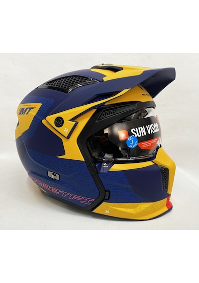 Şefaf ve Siyah Cam + Mt Streetfighter Sv Totem C3 Modüler Motosiklet Kask