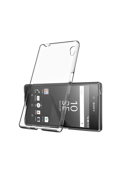 Sony Xperia Z5 Premium Kılıf Zore Süper Silikon Kapak Renksiz