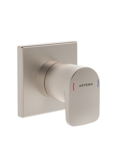 Artema Root Square A4272934 Ankastre Stop Valf. Sıva Üstü. Fırçal Nikel