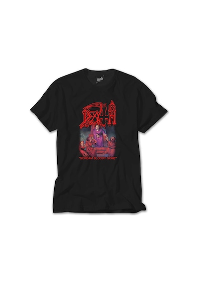 Death Scream Bloody Gore Siyah Tişört Siyah