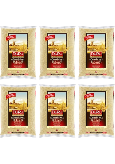 Duru Çiğ Köftelik İnce Bulgur 6 x 1 KG