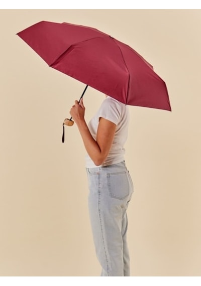 Original Duckhead The Mini Ultra Kompakt Şemsiye Cherry renkli