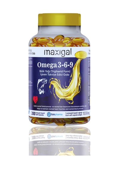 Maxigal Omega-3-6-9 200 Kapsül